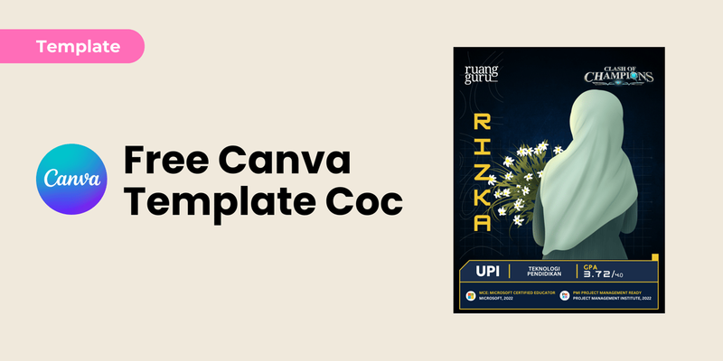 Highlight image 1 for Free canva template - Clash of Champion