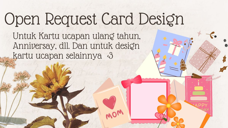 [REQUEST DESIGN] KARTU UCAPAN UNTUK ORANG TERKASIH | Clicky