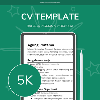 image for CV Template Premium (Bonus Tips & Trick) button