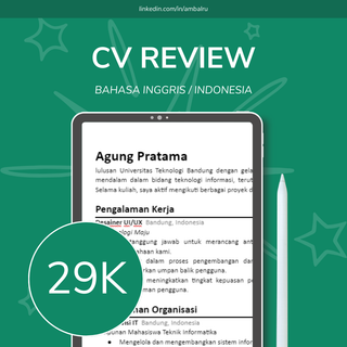 image for CV Review & Konsultasi button