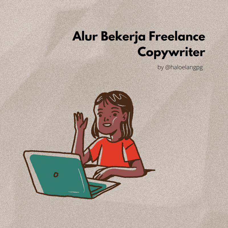 Highlight image 1 for eBook Gambaran Alur Kerja Freelance Copywriter