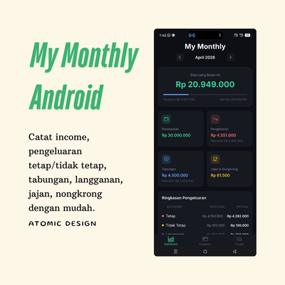 image for My Monthly Android button
