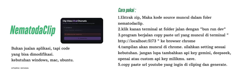 Highlight image 1 for NematodaClip - Code rahasia para clipper support deepseek gemini openai custom