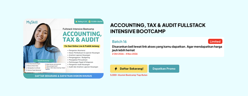 Highlight image for link promo diskon ACCOUNTING, TAX & AUDIT FULLSTACK INTENSIVE BOOTCAMP