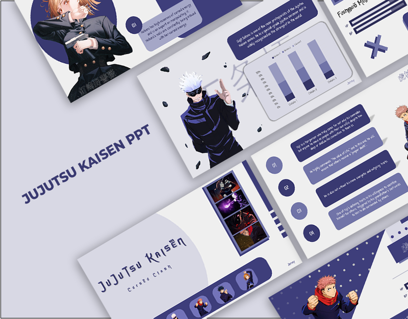 JUJUTSU KAISEN POWERPOINT TEMPLATE