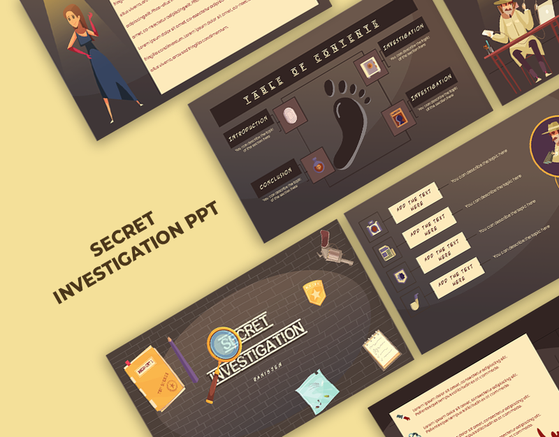 Highlight image for Secret Investigation PowerPoint Template