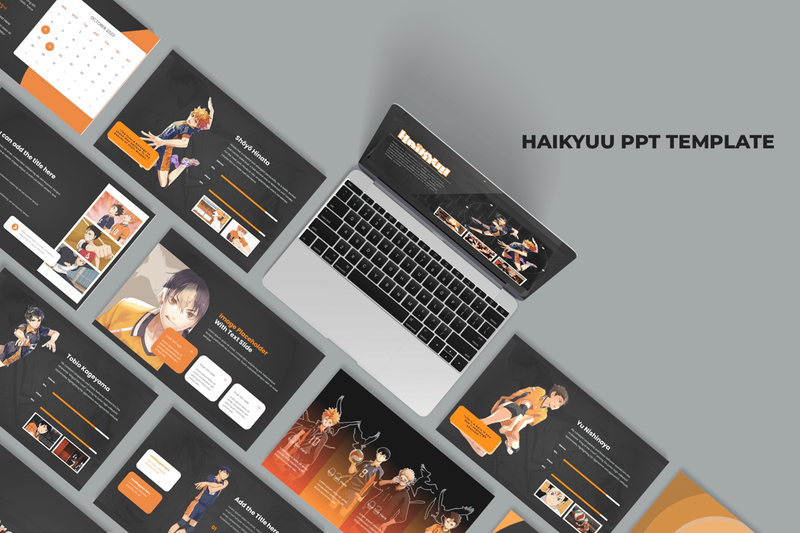 HAIKYUU POWERPOINT TEMPLATE | Clicky