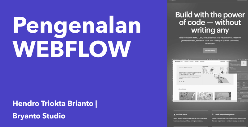 Highlight image for [Video] Pengenalan Webflow Untuk Pemula