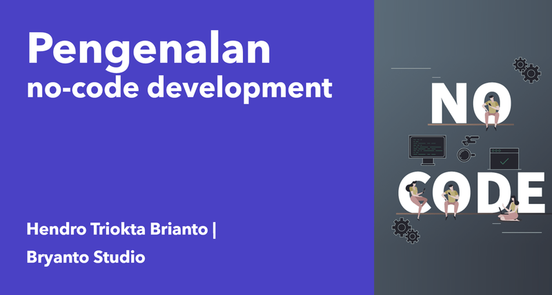 Highlight image for [e-book] Pengenalan singkat no-code development