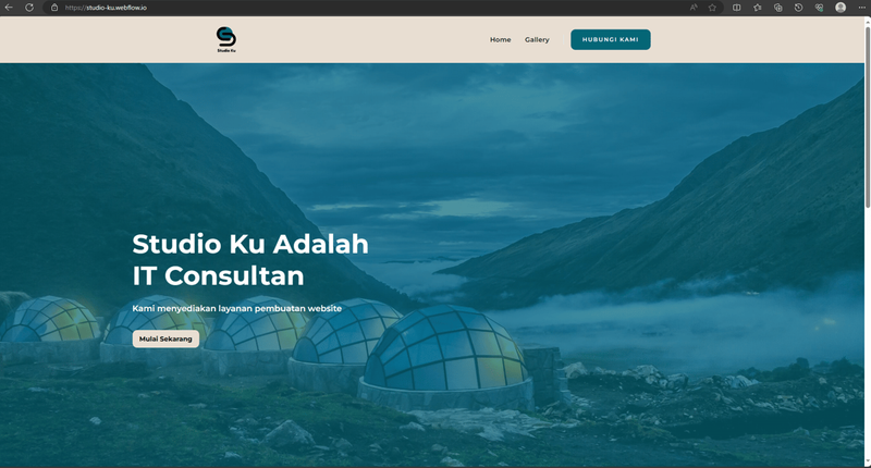 Highlight image 3 for [Video] Tutorial Membuat Simple Landing Page pada Webflow