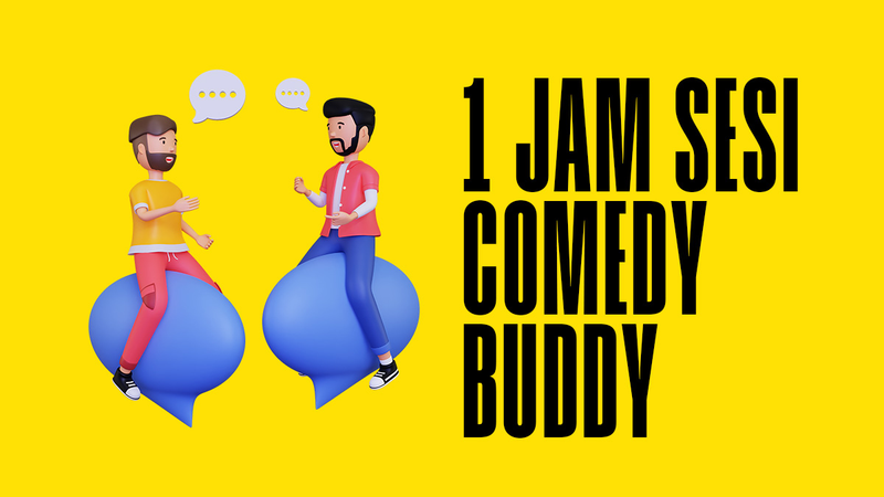 Highlight image 1 for 1 jam sesi Comedy Buddy Stand-Up Comedy