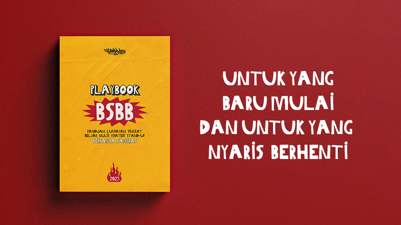 Highlight image for Playbook BSBB - Ebook Panduan Singkat Menulis Materi Stand-up Comedy