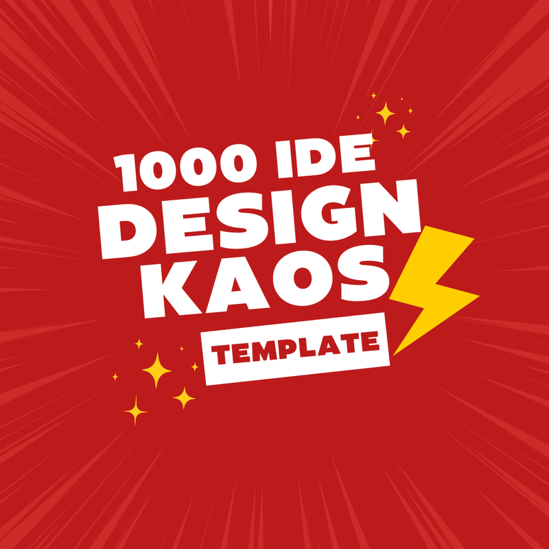 Highlight image 1 for 1000 ide template desain kaos distro