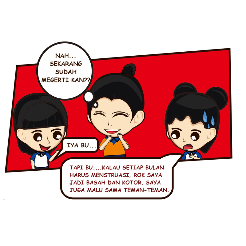 Highlight image for Komik Edukasi - Menstruasi Pertamaku