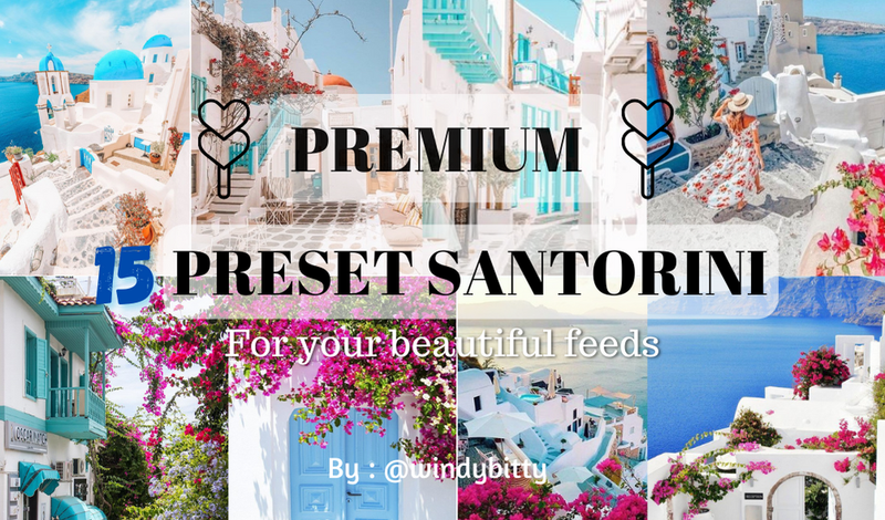 Highlight image 1 for [PREMIUM] Preset Lightroom Santorini Theme