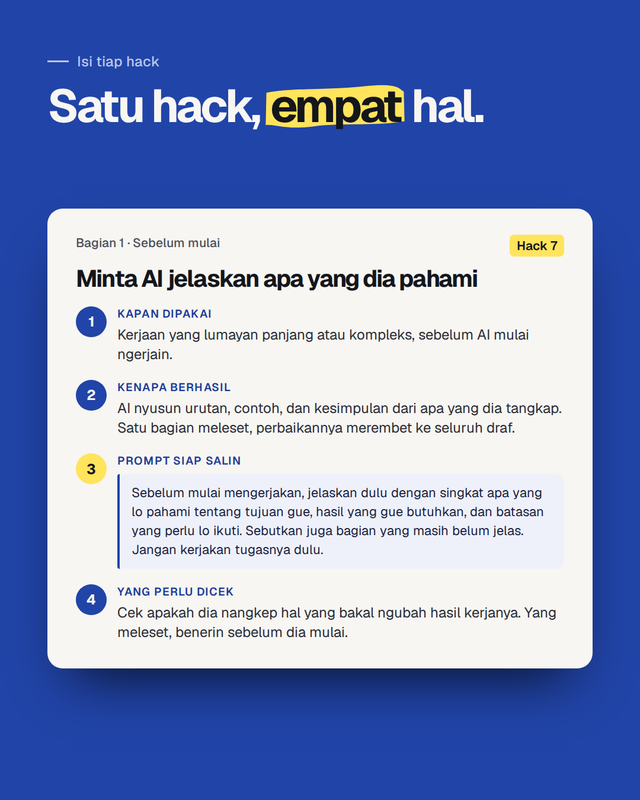 Highlight image for Everyday AI Hacks: 24 Cara Kerja Bareng AI yang Gue Pakai Tiap Hari