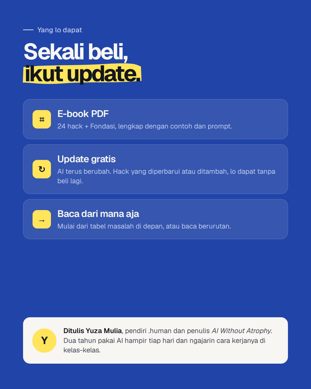 Highlight image for Everyday AI Hacks: 24 Cara Kerja Bareng AI yang Gue Pakai Tiap Hari