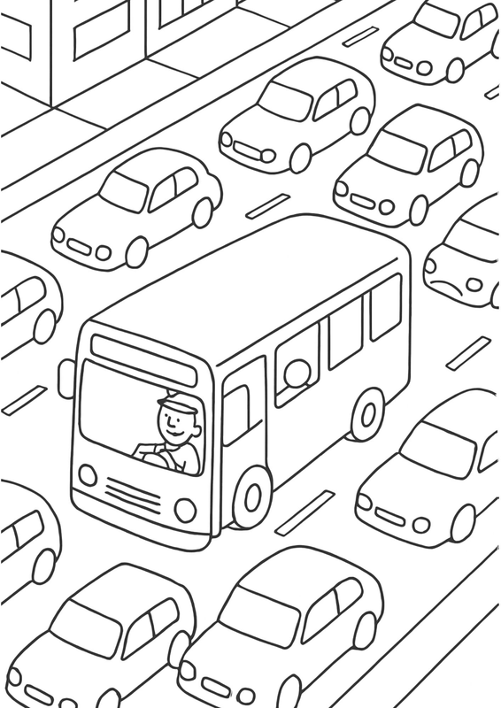 Highlight image for Color Book - City Bus Adventure