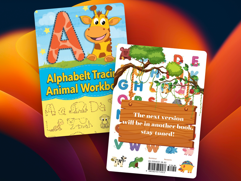 Highlight image for Alphabet Tracing & Animal Workbook