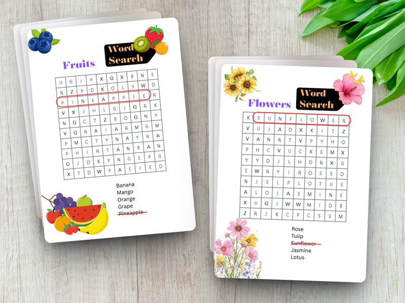 Highlight image for Animals Word Search Puzzle Book