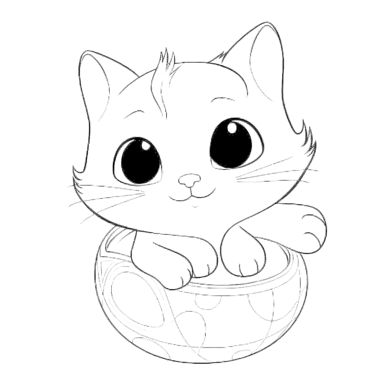 Highlight image for Buku Mewarnai Kucing