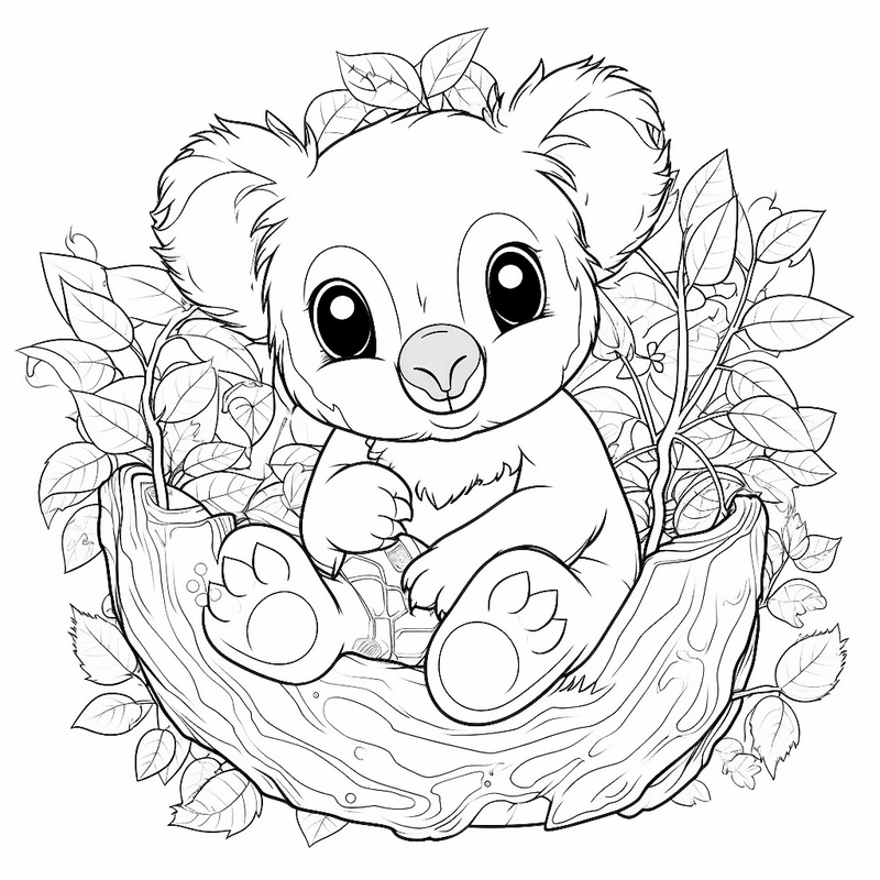 Highlight image 2 for [FREE] Buku Mewarnai Koala