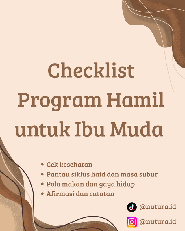 Highlight image for [FREE] Template Checklist Program Hamil untuk Ibu Muda