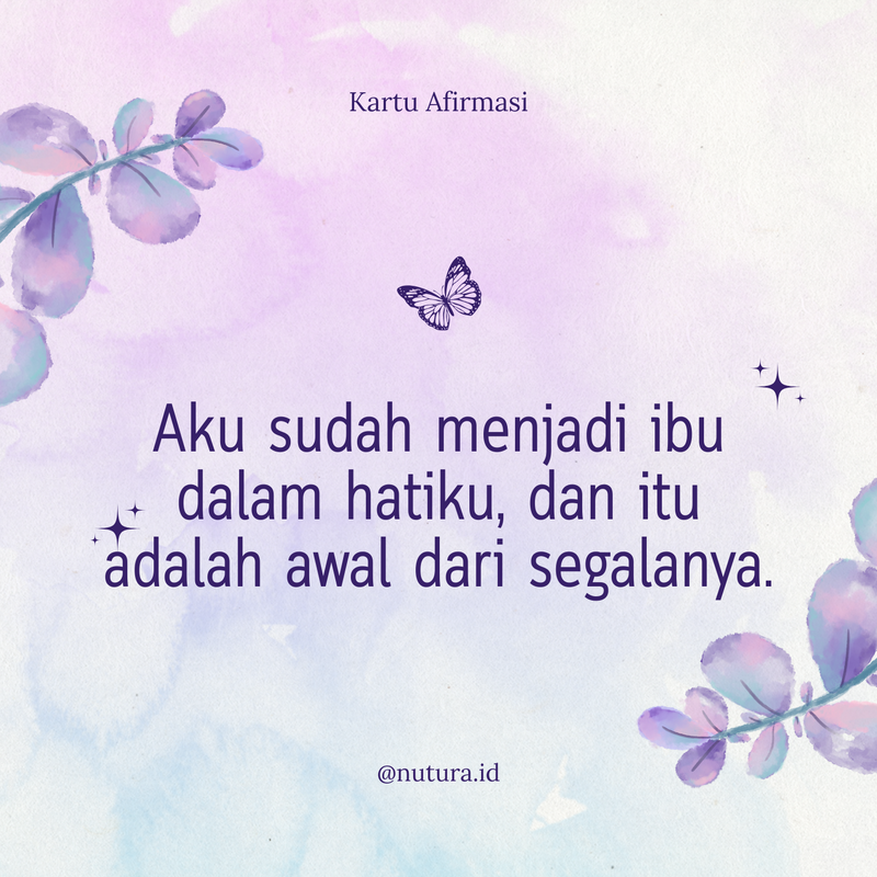 Highlight image for Kartu Afirmasi: untuk Para Ibu dan Calon Ibu