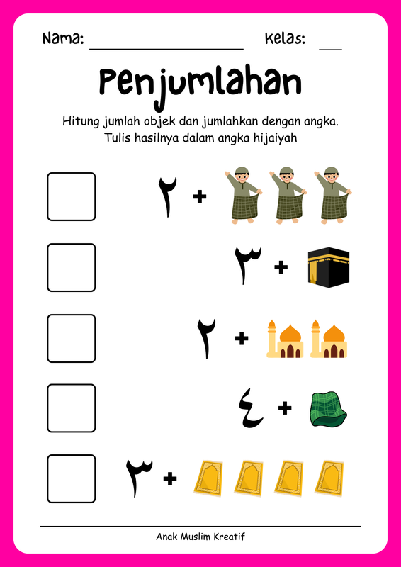 Highlight image for Buku Latihan Penjumlahan dan Pengurangan