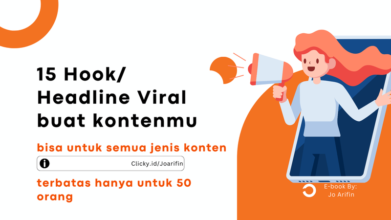 Highlight image 1 for 15 hooks / headlines viral semua jenis konten siap pakai [free 50 orang pertama]