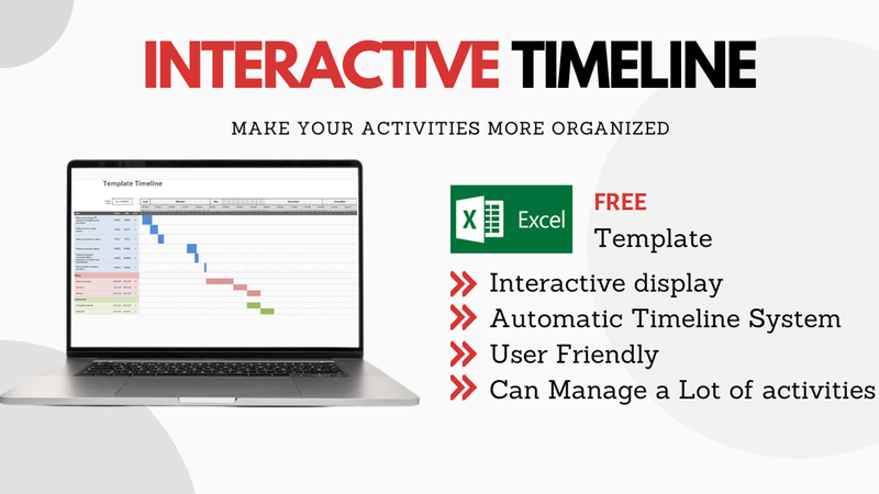 Highlight image 1 for Template Excel Aplikasi Timeline