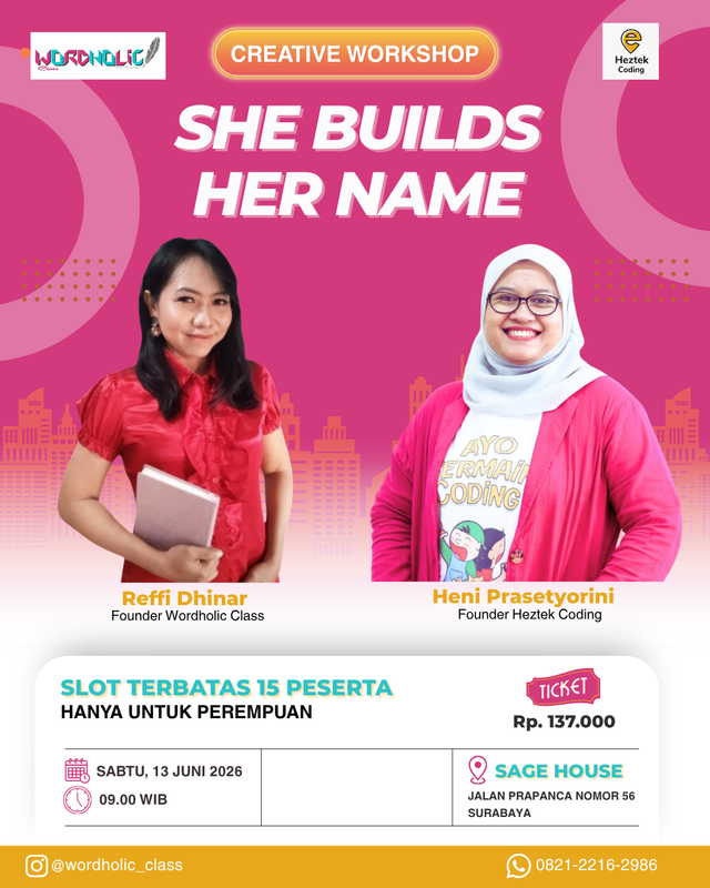 Highlight image for Workshop: She Builds Her Name