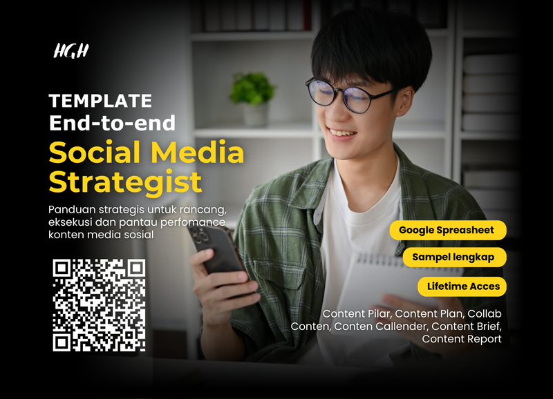 Highlight image for Social Media Strategy Planner Lengkap - Pantau Konten, Performa & Progresmu dalam Satu Template!
