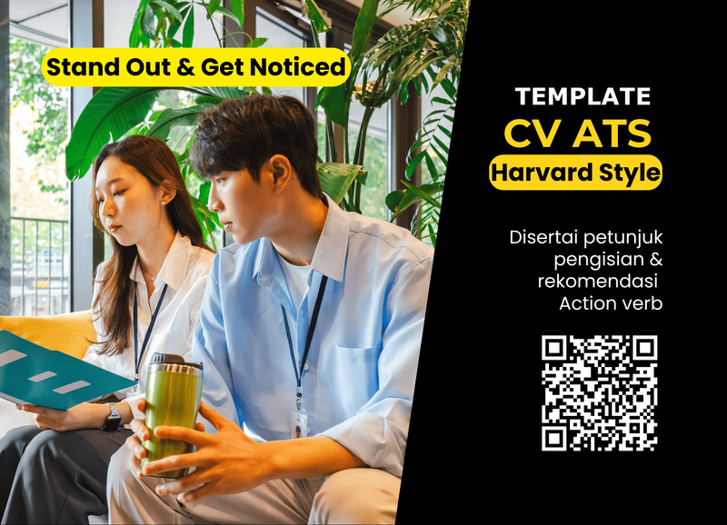 Highlight image for Template CV ATS Harvard Style - Tampil Elegan, Lolos Screening, Dilirik HR