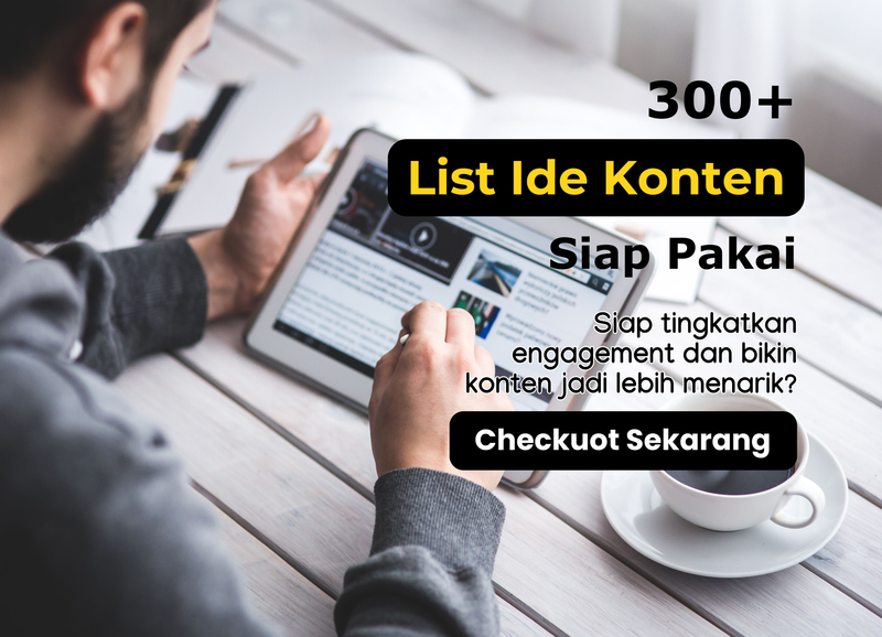 Highlight image for 300+ Ide Konten untuk IG, TikTok & LinkedIn - Anti Mentok, Kreatif Terus