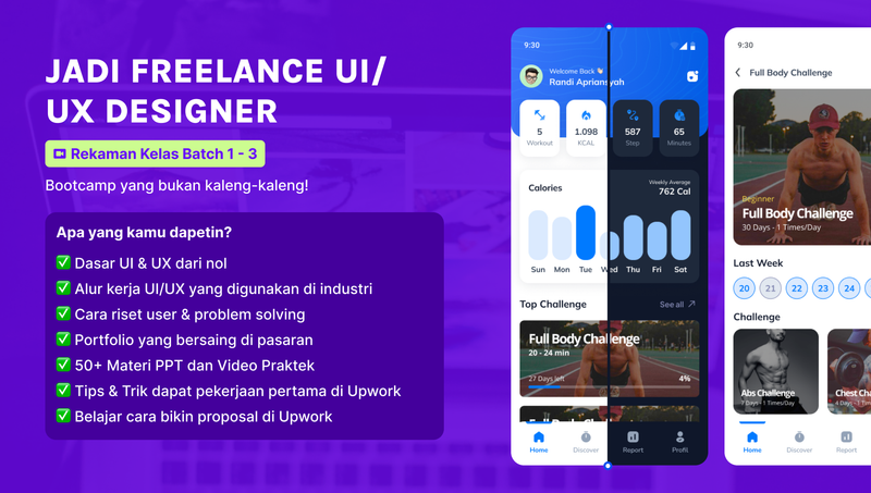Image for Rekaman Bootcamp UI/UX Freelance