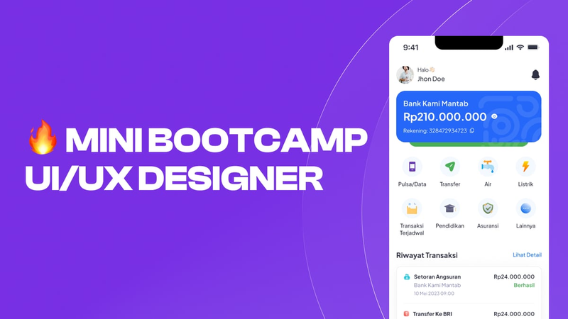 Bootcamp UI/UX Design dan Freelance Upwork | Clicky