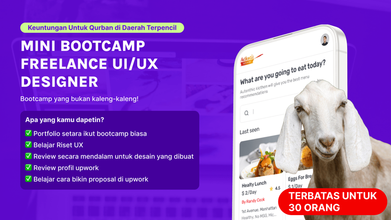 Highlight image 1 for Bootcamp UI/UX Design dan Freelance Upwork