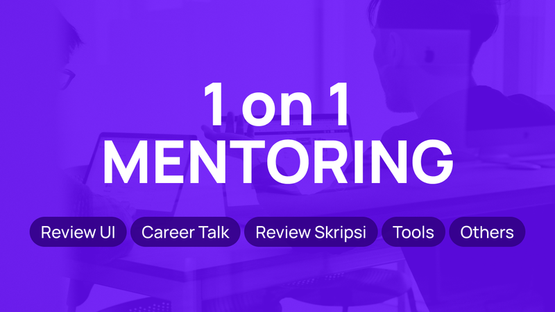 Highlight image for 1 on 1 Mentoring UI/UX Designer