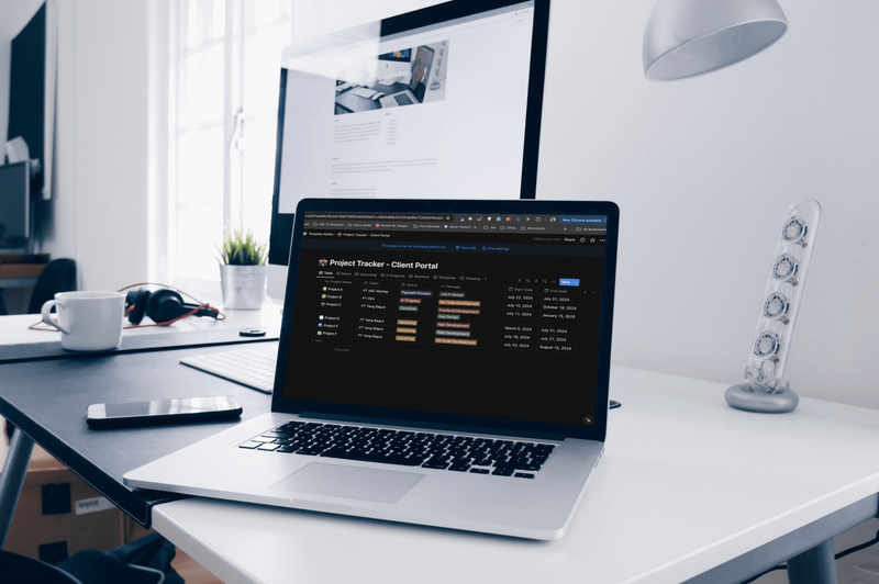 Highlight image for Project Tracker for Client - Notion Template