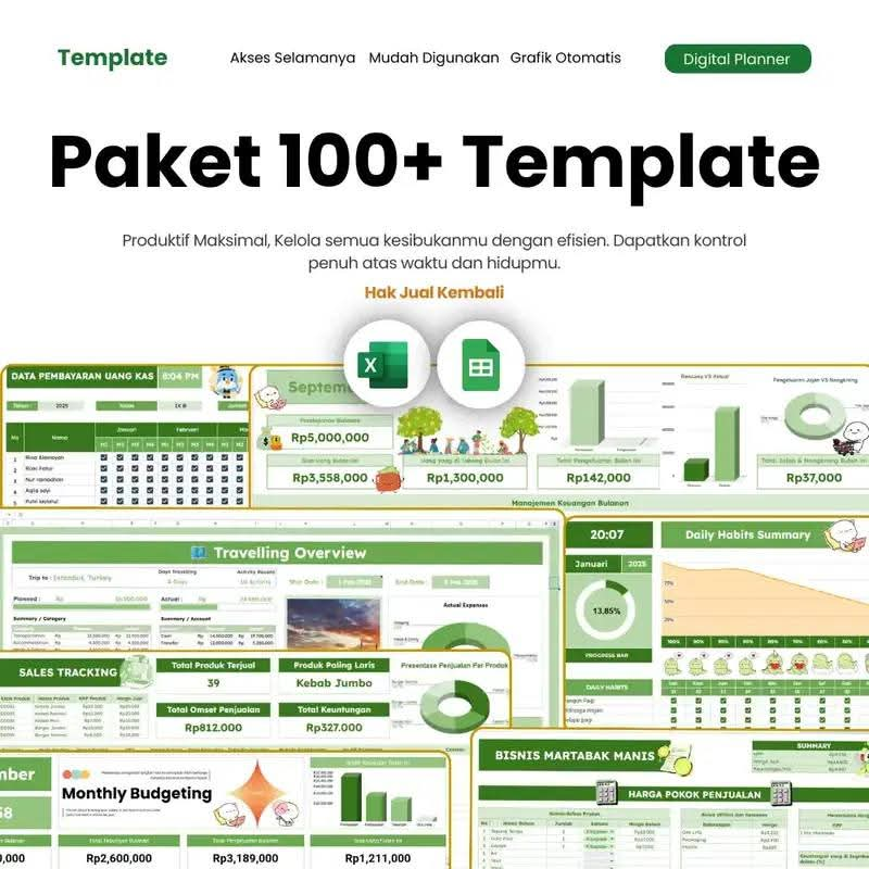 Highlight image for 100++ Template Bisa Di Jual Lagi
