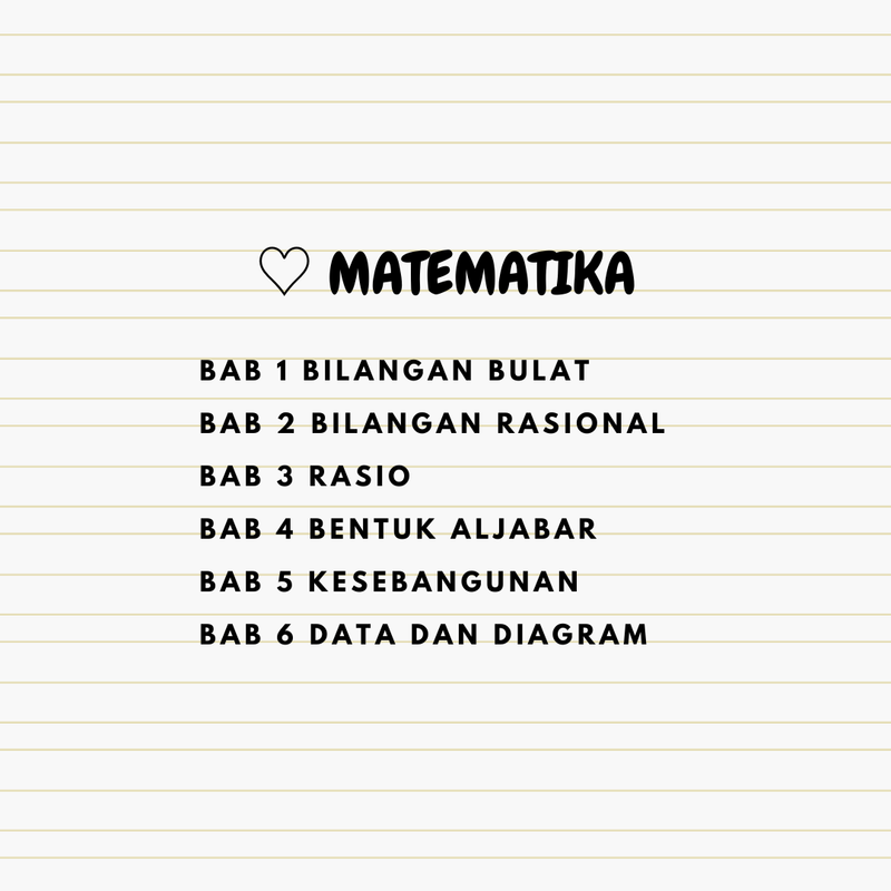 Highlight image for CATATAN MATERI LENGKAP KELAS 7