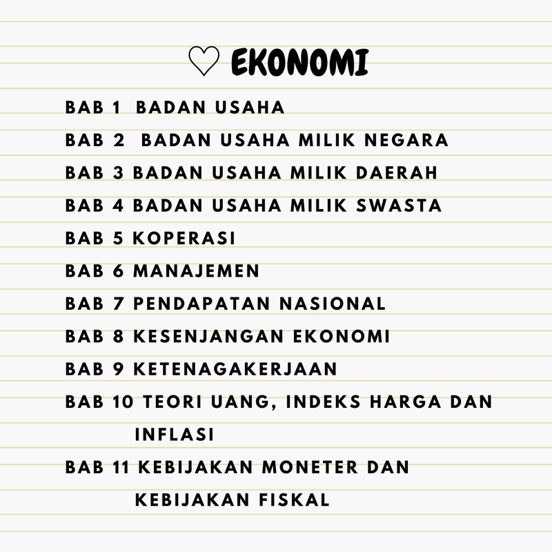 Highlight image for Catatan materi lengkap kelas 11 IPS