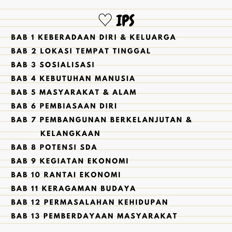 Highlight image for CATATAN MATERI LENGKAP KELAS 7