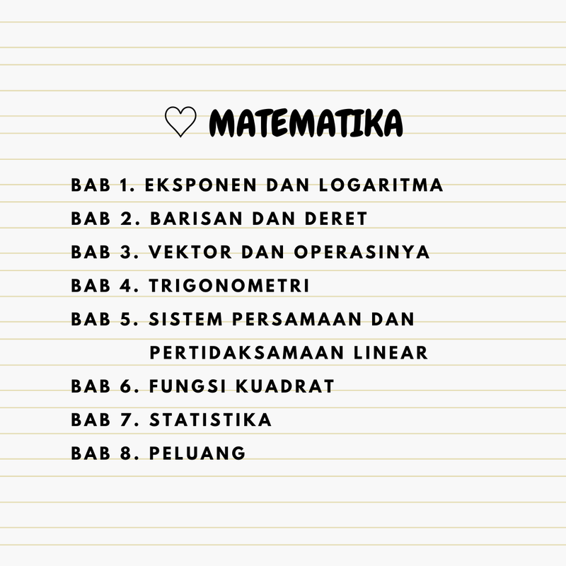 Highlight image for CATATAN MATERI LENGKAP KELAS 10