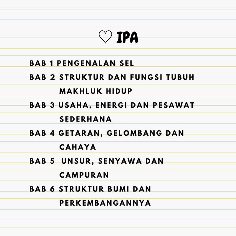Highlight image for CATATAN MATERI LENGKAP KELAS 8