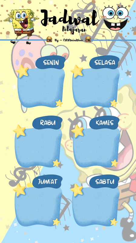 Highlight image for 20 Tema Template Jadwal Pelajaran by Catatanindahns