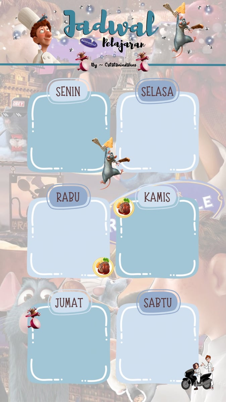 Highlight image for 20 Tema Template Jadwal Pelajaran by Catatanindahns