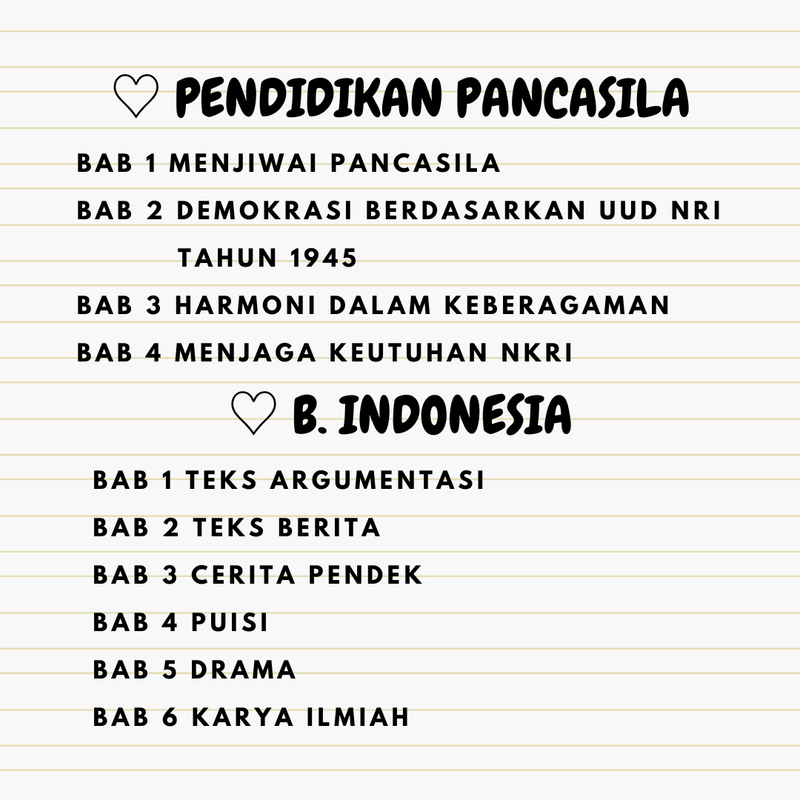 Highlight image for Catatan materi lengkap kelas 11 IPA