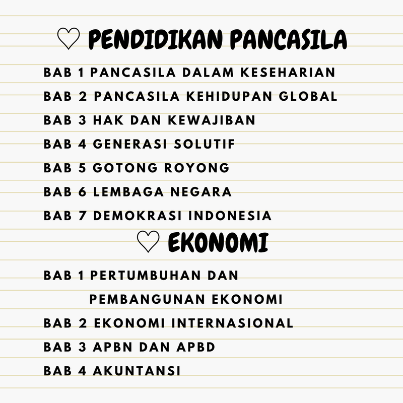 Highlight image 2 for 300+ lembar catatan materi lengkap kelas 12 IPA+IPS